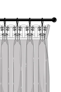 ALAIA Multifunktionsgardin 2-pack