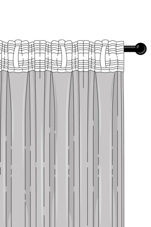 CHLOE Multifunktionsgardin 2-pack