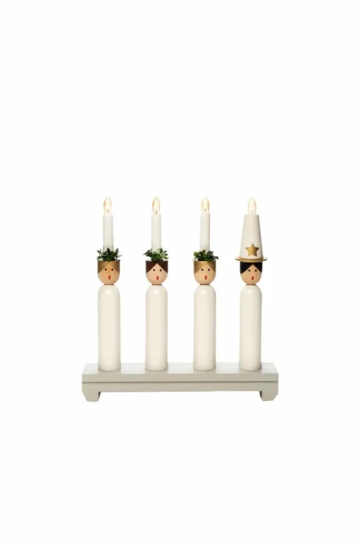 Elljusstake 4 Ljus "Lucia" 30cm