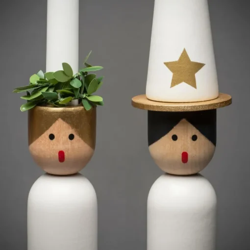 Elljusstake 4 Ljus "Lucia" 30cm