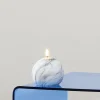 FLAMME MARBLE Blockljus LED 12 Cm