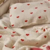 HEARTS BABY Påslakanset Vagn/vagga - Ekologisk