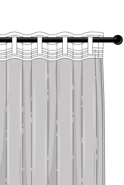 HENLEY Multifunktionsgardin 2-pack