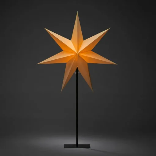 Pappersstjärna Metallfot Höjd 80 Cm